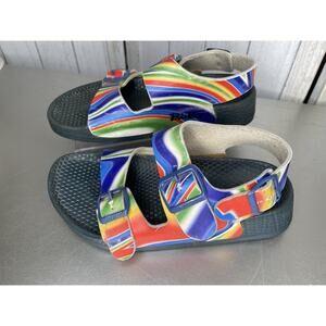 BIRKI'S BIRKENSTOCK Arizona Colorful Swirl Tie Dye Birkis Sandals EU 37 US 7